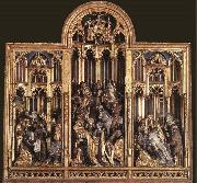 unknow artist Passion Altarpiece oil painting reproduction